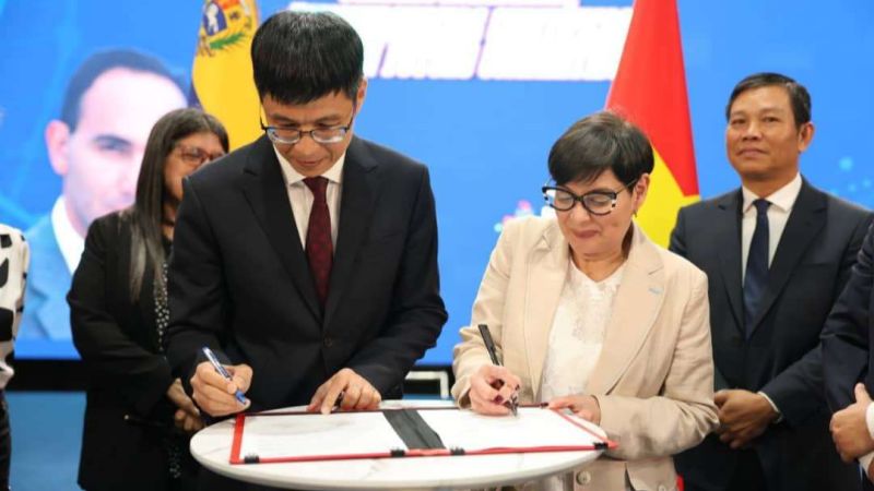 Venezuela y Vietnam firman acuerdo de cooperación materia tecnológica