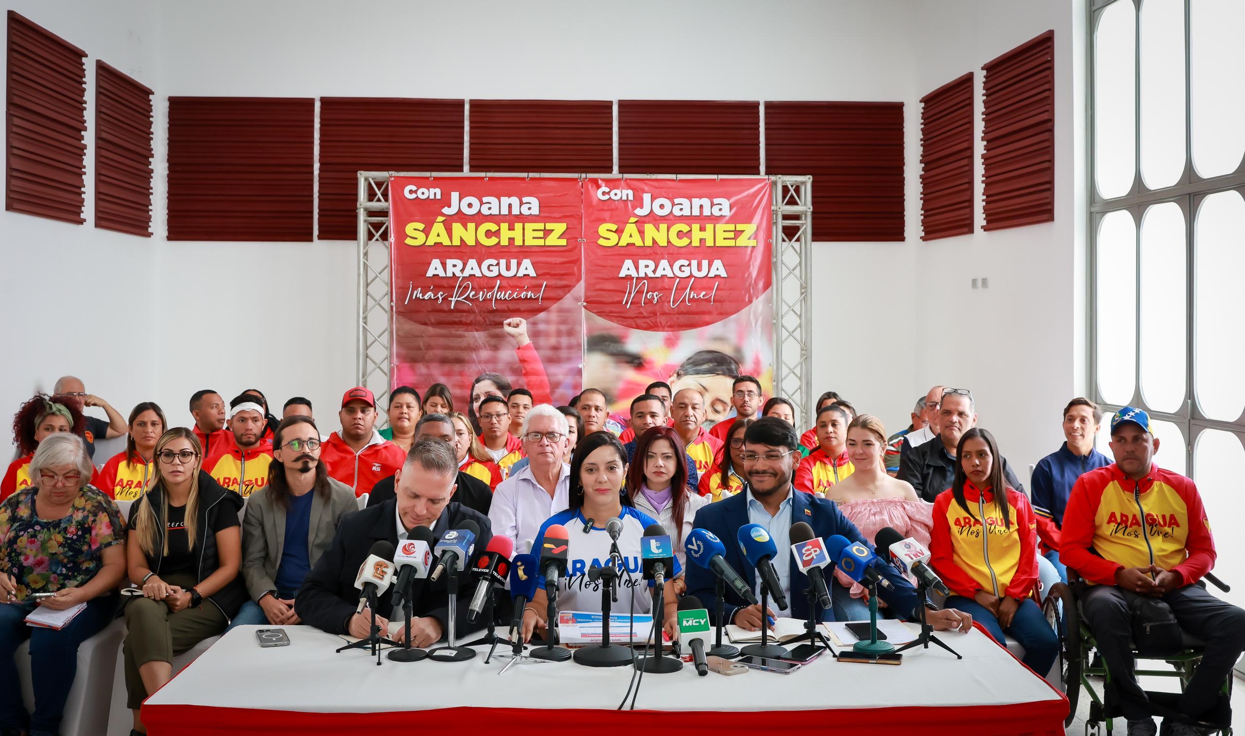 Joana Sánchez destaca contacto con más de 200 mil aragüeños en su primera semana de campaña - PSUV Aragua