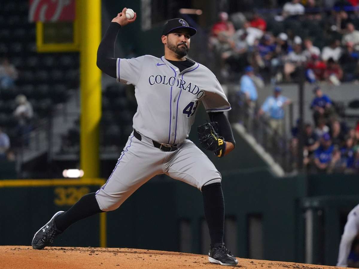 Antonio Senzatela no pudo frente a Texas - Líder en deportes