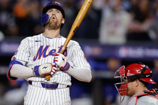 Brandon Nimmo positivo tras evitar lesión Brandon Nimmo positivo tras evitar lesión
