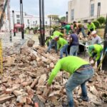 Atienden derrumbe de vivienda en el casco central de Maracay
