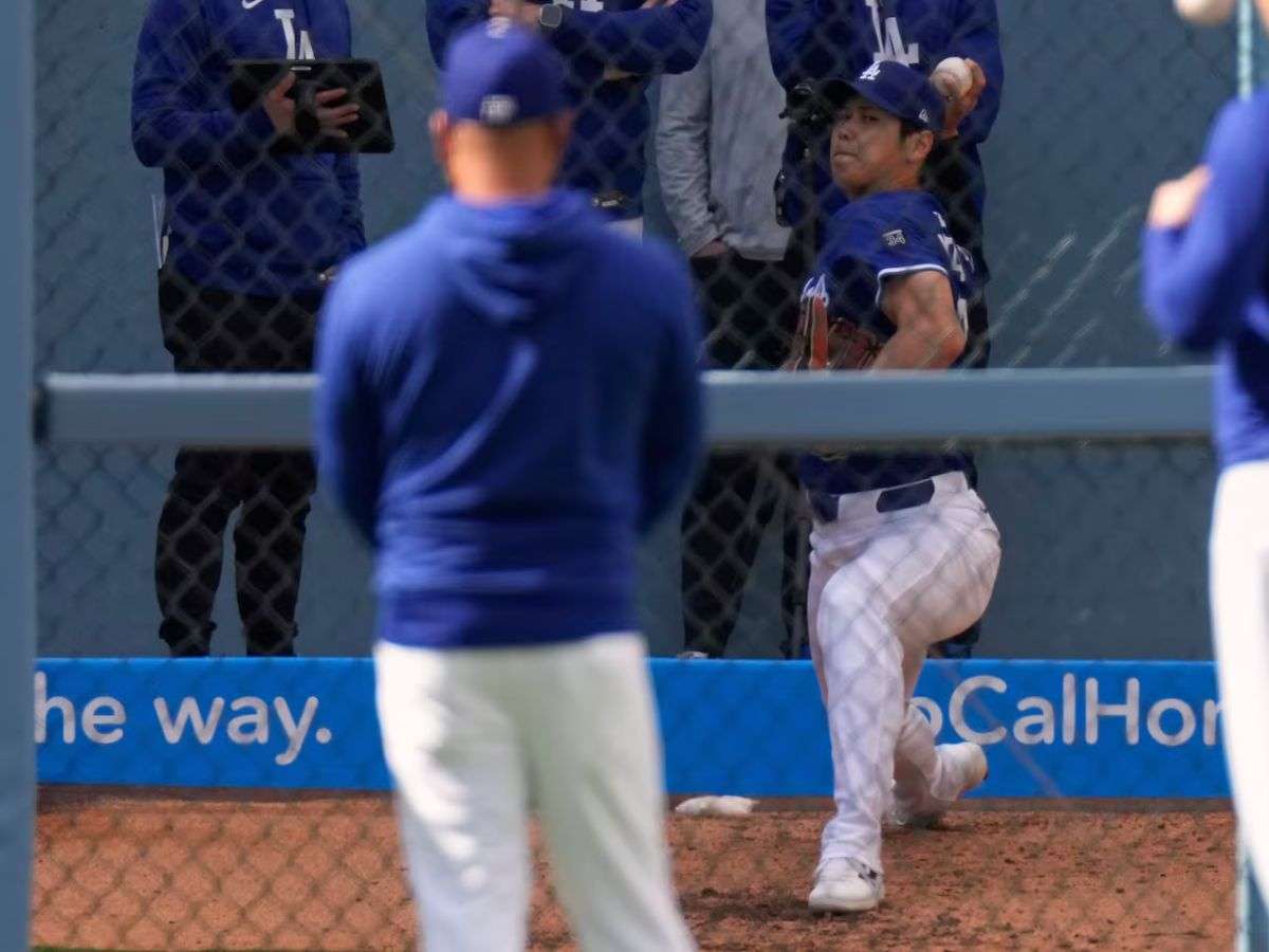 Shohei Ohtani aumenta su carga en nueva sesión de bullpen