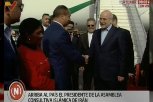 Arriba a Venezuela el presidente de la Asamblea Consultiva Islámica de Irán Arriba a Venezuela el presidente de la Asamblea Consultiva Islámica de Irán