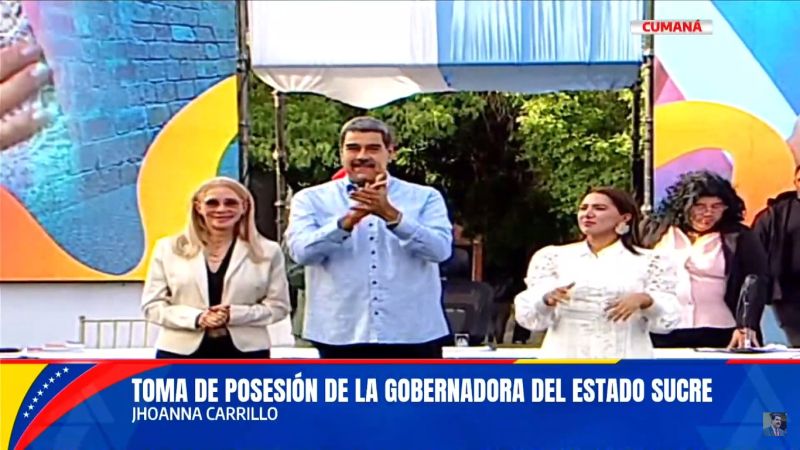 Presidente Maduro asiste al acto de juramentación de Jhoanna Carrillo como gobernadora de Sucre