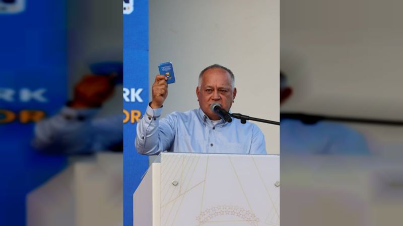 Diosdado Cabello: En Falcón Víctor Clark garantiza la Paz