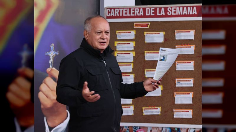 Cabello: María Corina Machado está metida en el basural desde hace bastante tiempo