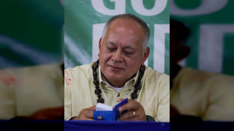 Cabello: Las sanciones son contra el Pueblo venezolano