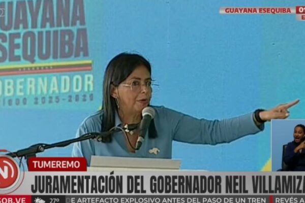 Delcy Rodríguez sobre la Guayana Esequiba: Nosotros vamos a defender este territorio con nuestras vidas