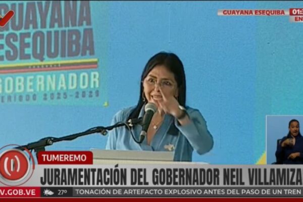 Delcy Rodríguez: Venezuela no reconocerá ninguna sentencia de organismos internacionales sobre el Esequibo