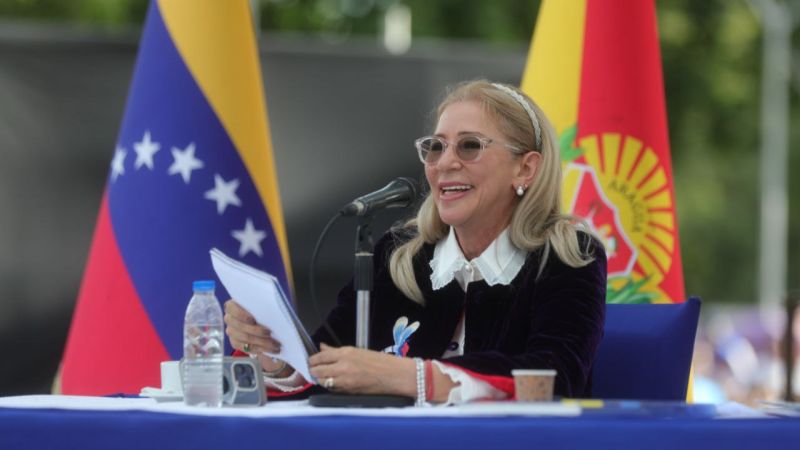 Cilia  Flores: Gobernadora Joana Sánchez viene a trabajar con el Pueblo y para el Pueblo de Aragua