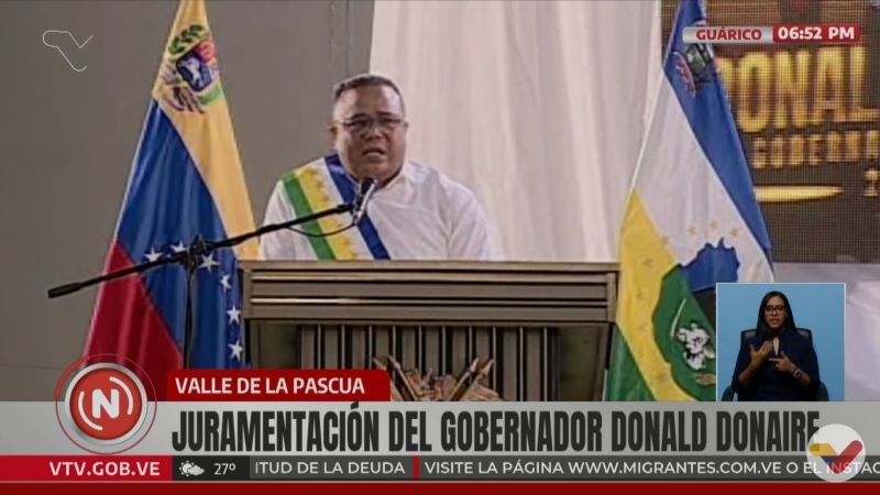 Gobernador Donaire llama al Pueblo de Guárico a seguir construyendo la unidad verdadera
