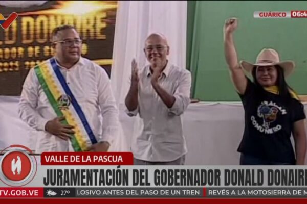 Jorge Rodríguez: Con Donald Donaire ha llegado la hora de un gobernador que gobierna para el pueblo
