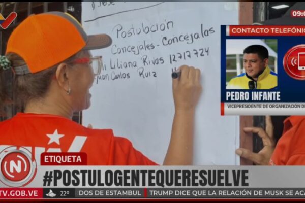 Pedro Infante: Más del 80% de las comunidades han cargado a sus postulados en el Sistema CC200 Pedro Infante: Más del 80% de las comunidades han cargado a sus postulados en el Sistema CC200