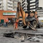 GDC atendió hundimiento en la avenida Francisco Solano