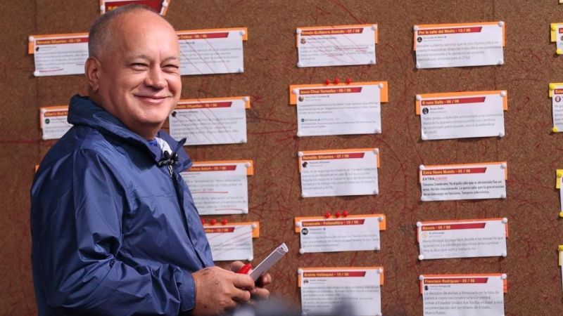 Diosdado Cabello: Cualquiera puede venir a Venezuela y comprobar la paz social en los barrios