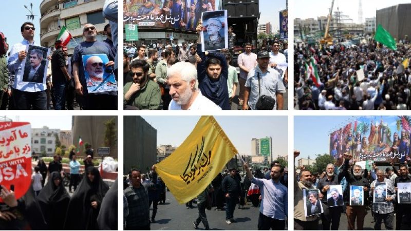 Irán: Ciudadanos marchan en Teherán contra agresión sionista y en respaldo al Gobierno