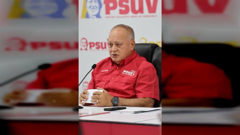 Diosdado Cabello: El chavismo no se divide por una candidatura