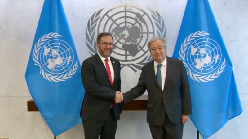 Canciller Gil solicitó a Guterres actuar contra persecución a migrantes venezolanos