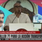 Presidente de la AN participa en taller de las 7T dirigido a diputados