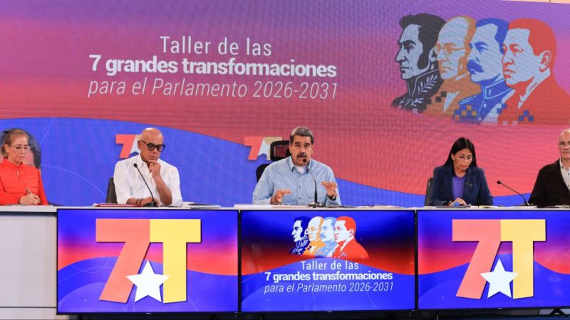 Presidente Maduro lidera Taller de las 7 Grandes Transformaciones para el Parlamento 2026-2031